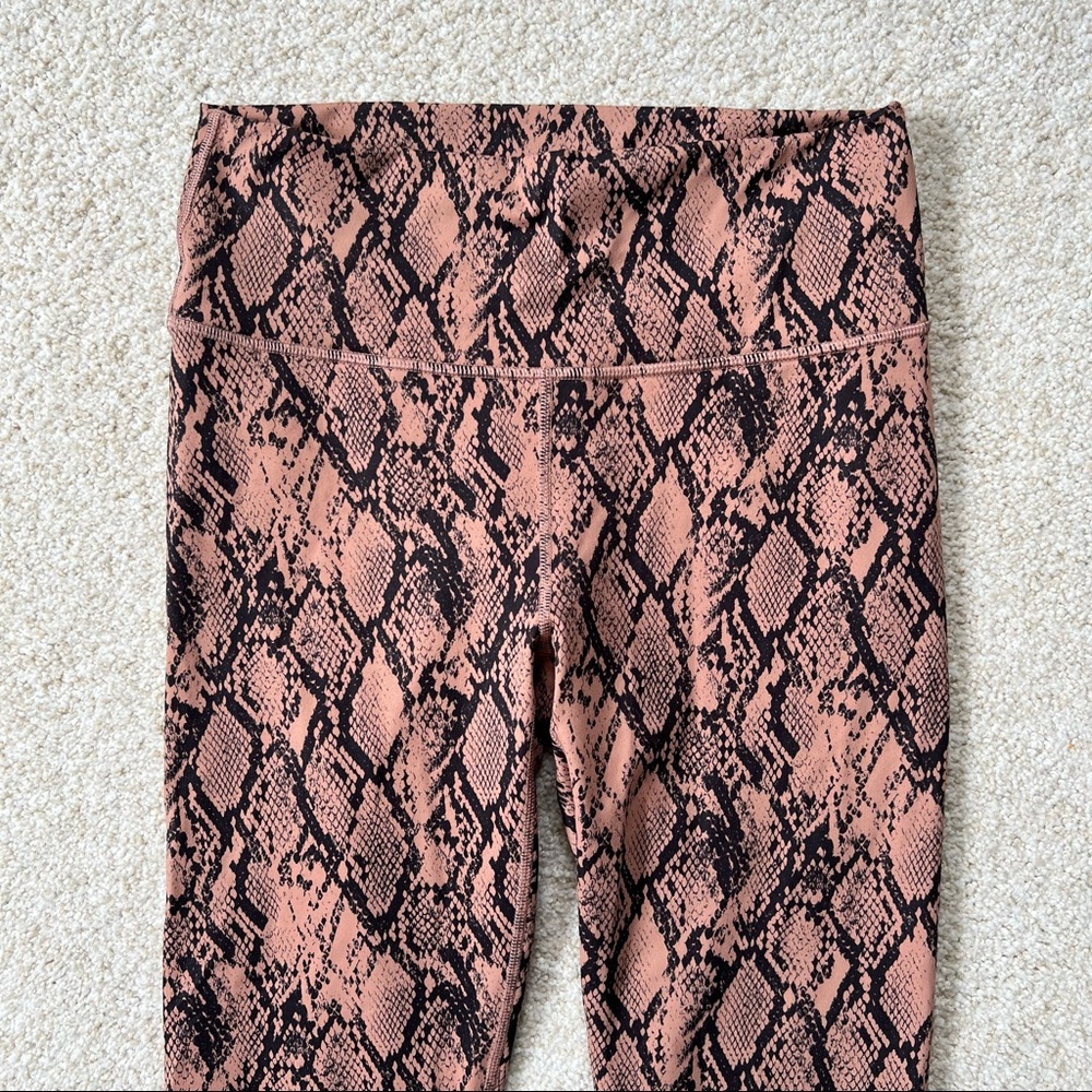 Fabletics Define High Waisted 7/8 Leggings Mocha … - image 5